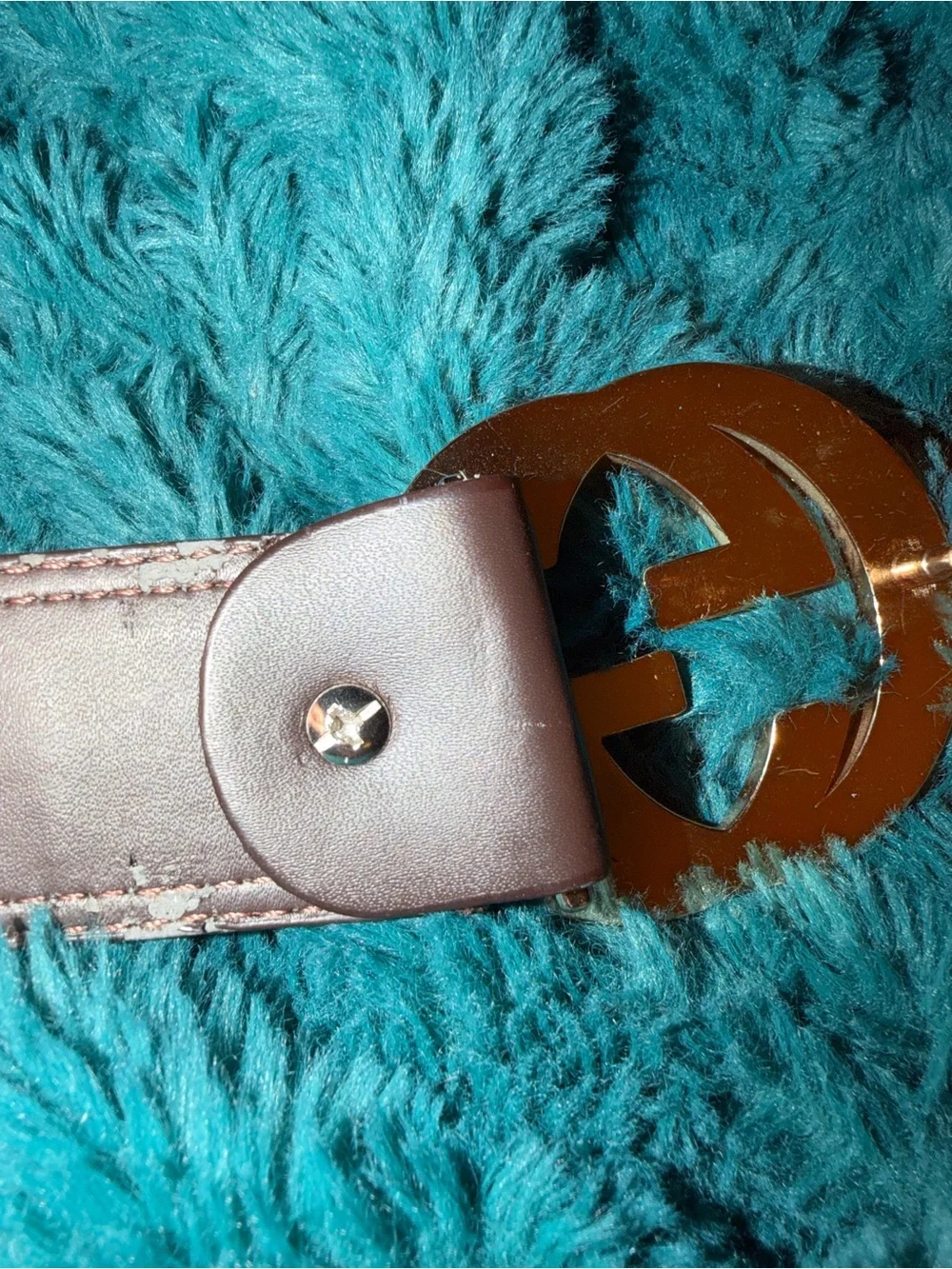 Green & Red GG Stripe unisex Belt 36”